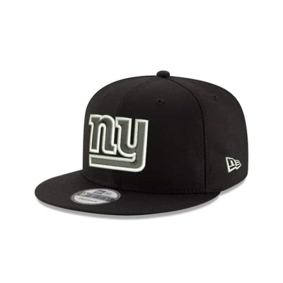 Black New York Giants Hat - New Era NFL 9FIFTY Snapback Caps USA3027491